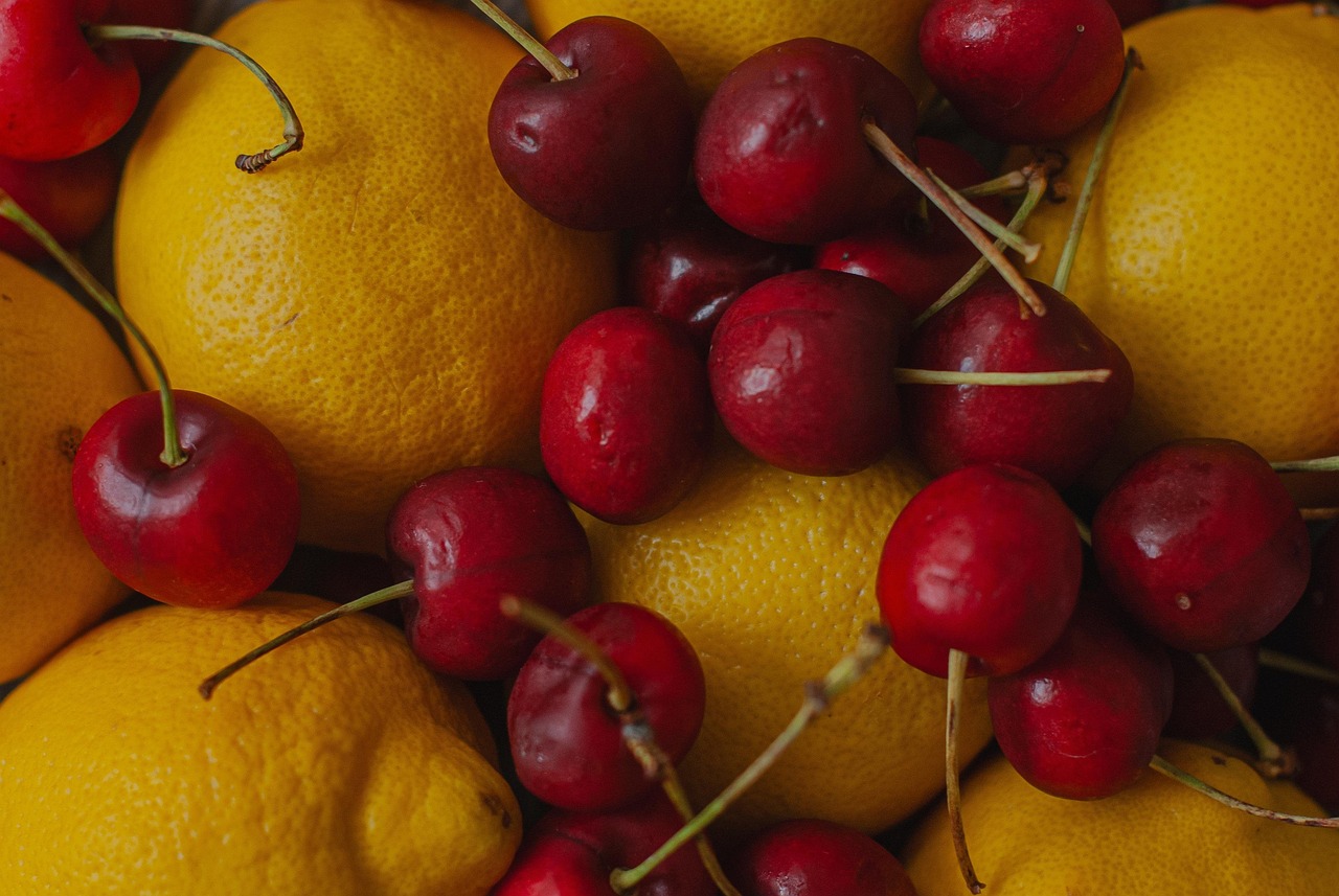 Lemons, cherries, fruit — Massage London outcall providing flexible and convenient in-home massage sessions