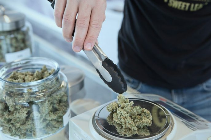 cannabis product selection